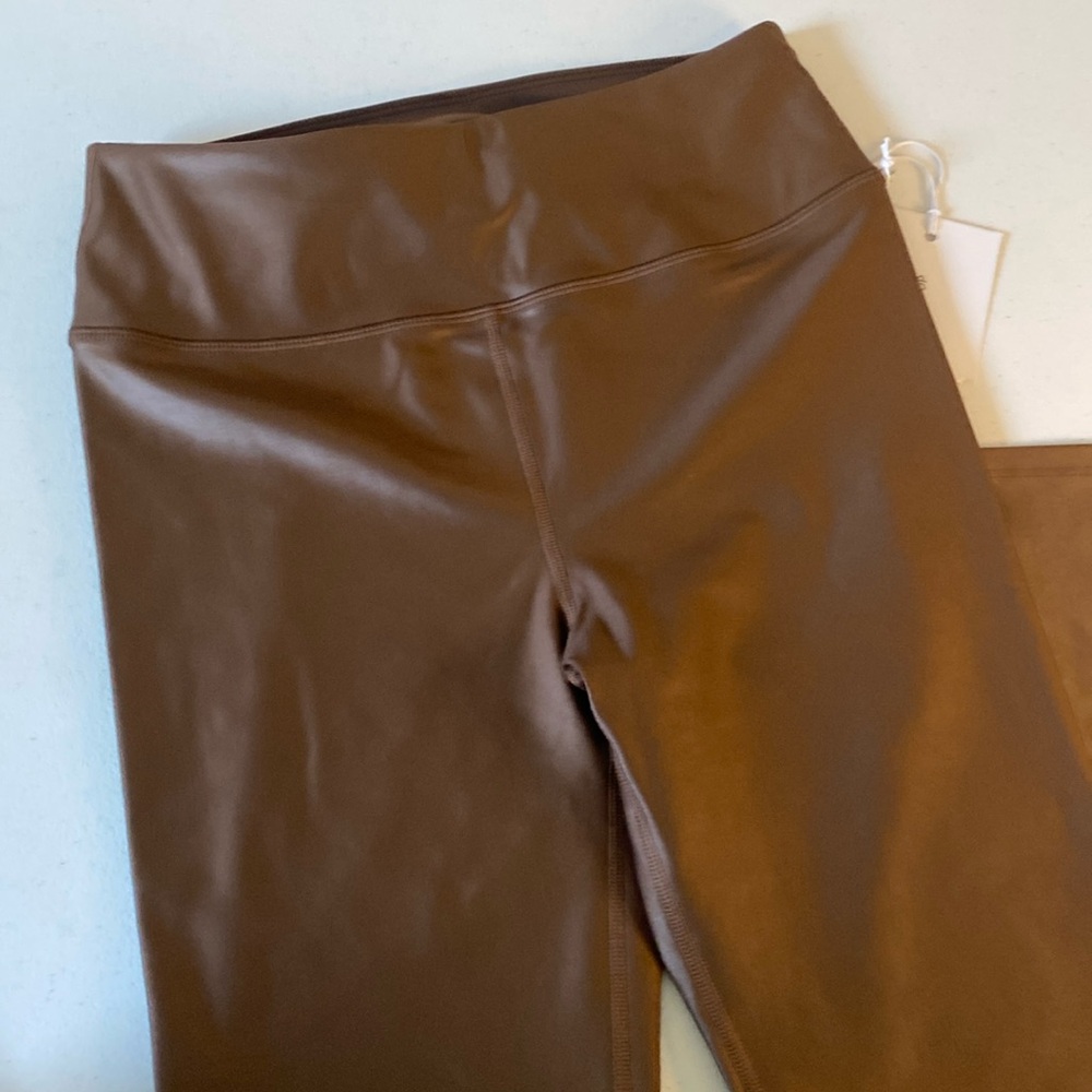 Noli Chic Brown High-Waisted Leggings Sz Med